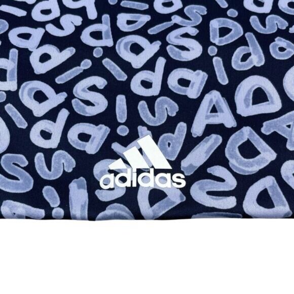 FARM RIO X ADIDAS Aeroready 3-Strips Print Sports Crop Top Bra Sz Small - Picture 9 of 11